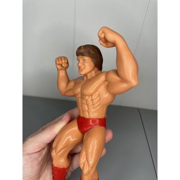 WWF LJN Wrestling Superstars PAUL ORNDORFF "Mr Wonderful" 8" Rubber Figure 1985 - Picture 4 of 13